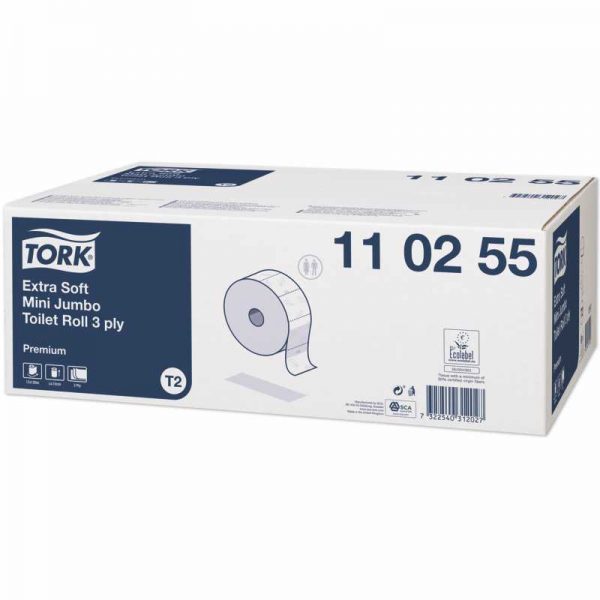 Tork Extra Soft Mini Jumbo toalettpapír T2 rendszer 110255